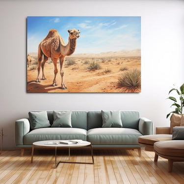 Desert Painting with Camel